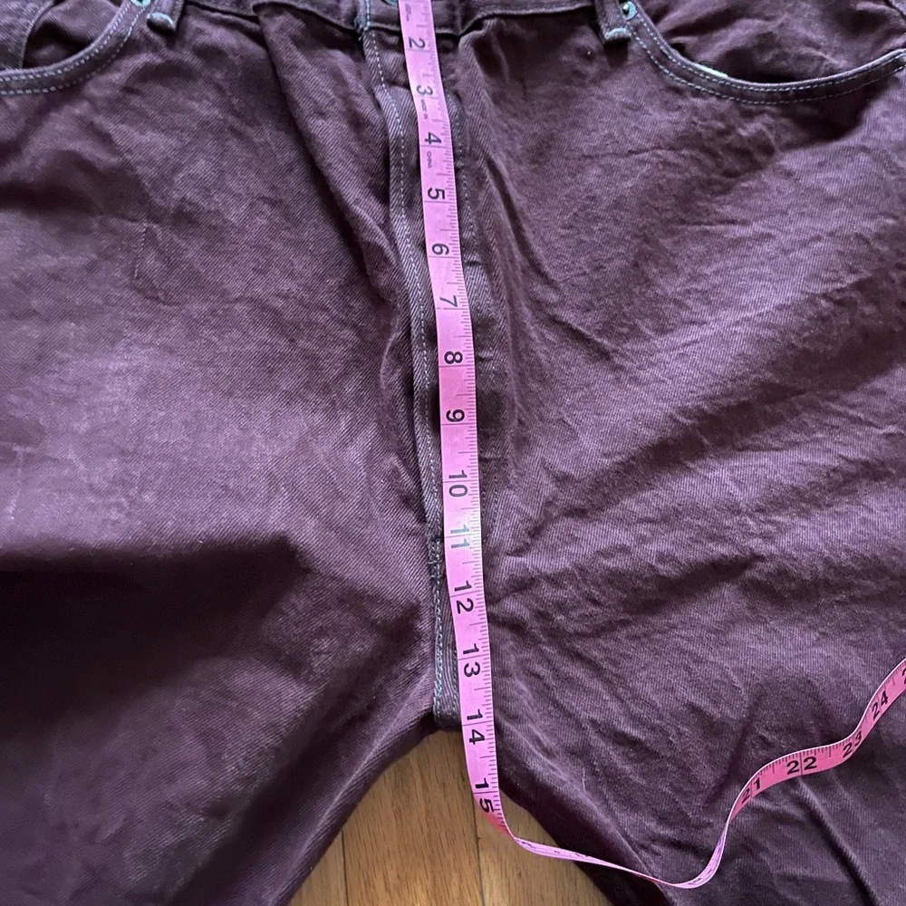 Maroon Levi’s 501 XX Shrink-to-Fit Jeans - Picture 9 of 13
